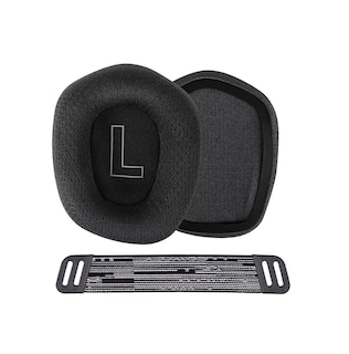 Foto 3 | Almohadillas + Diadema Compatibles Con Logitech G733 G335 Negro