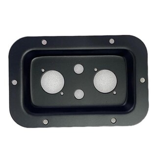 Foto 2 | Tapa Metálica Para Bafle Con 4 Orificios De 13,7 X 9 X 1,4 Cm