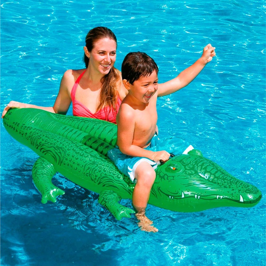 Foto 2 | Montable Inflable Lagarto 168 x 86 cm