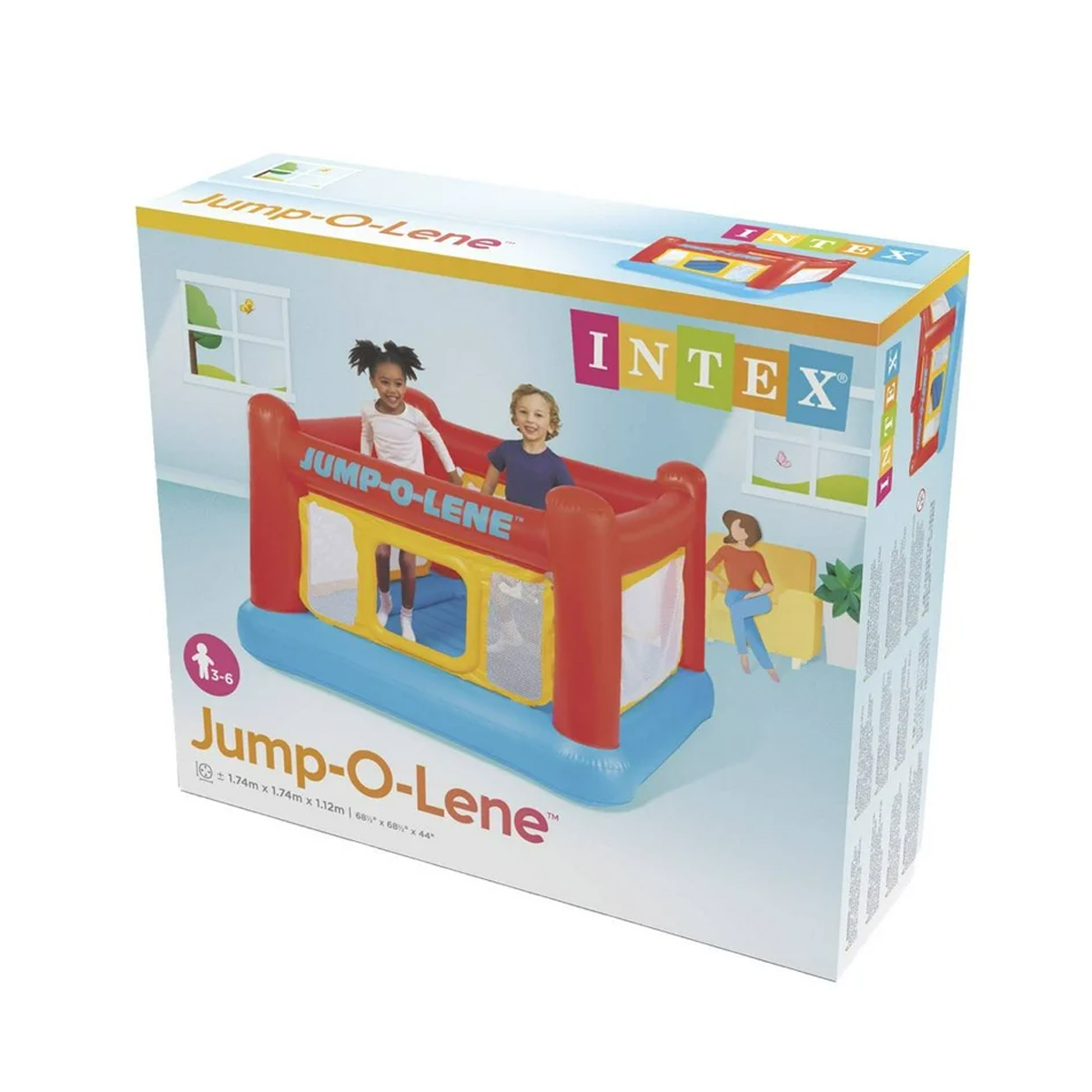Foto 4 | Ring De Box Inflable Jump O Lene Intex Rojo