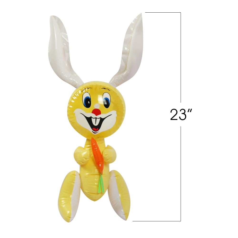 Foto 4 pulgar | Conejo De Pascua Hinchable Artcreativity De 58 Cm Con Zanahoria - Venta Internacional.