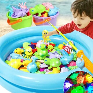 Foto 3 | Juguete De Pesca Inflable Xtellar, Educativo Y Divertido Para Niños