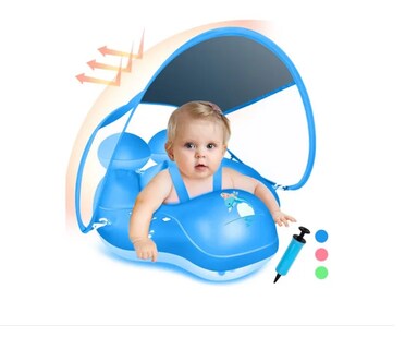 Foto 1 | Flotador Inflable con Sombra y Asiento de Seguridad Para Bebé