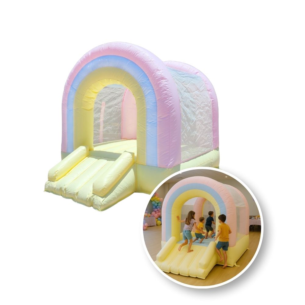 Foto 3 pulgar | Brincolín Inflable Candy Paradise + Soplador Pvc Resistente