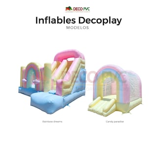 Foto 5 | Brincolín Inflable Candy Paradise + Soplador Pvc Resistente