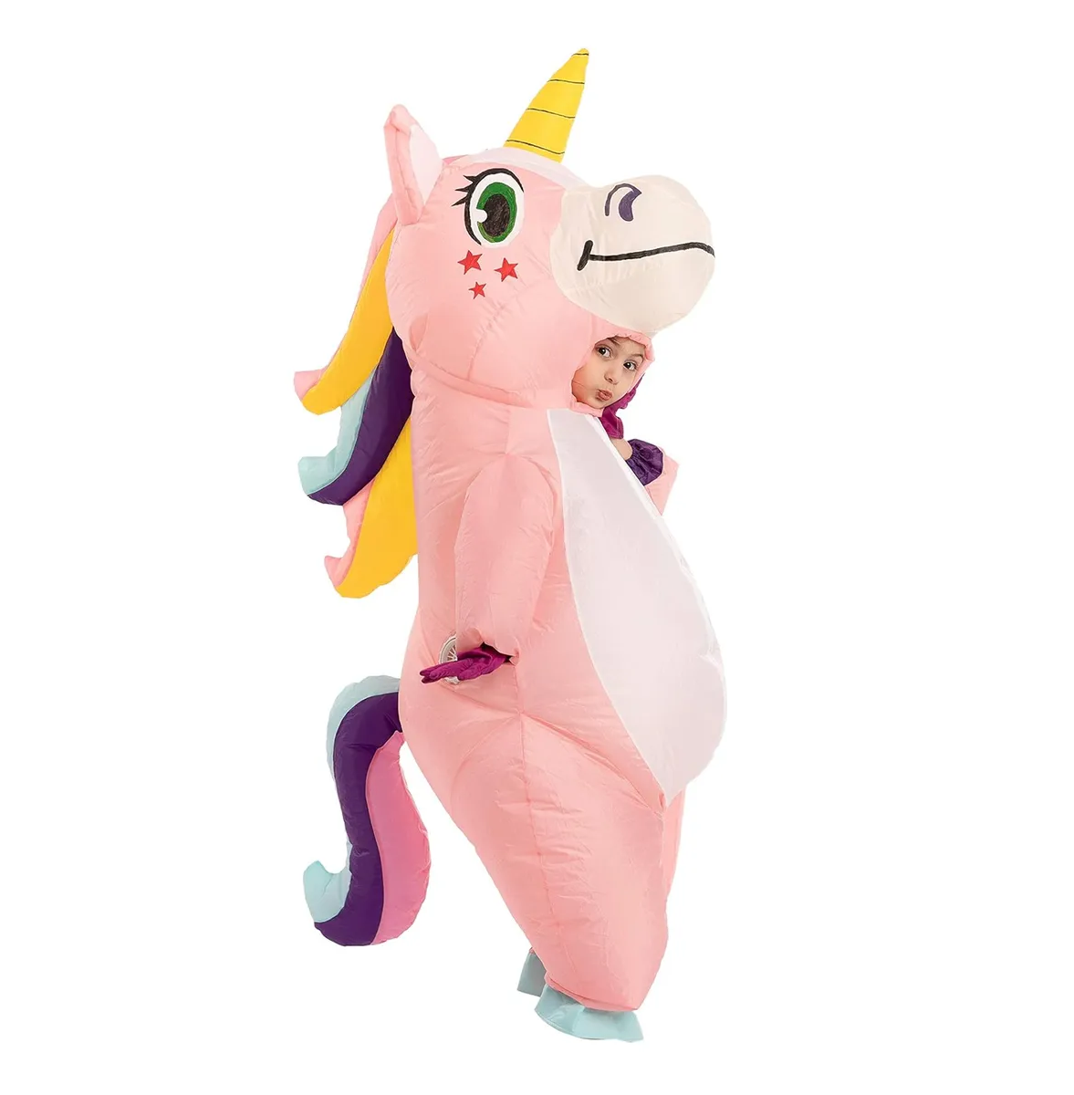 Foto 2 | Disfraz Inflable  Lab.g De Unicornio T-rex De Fiesta Rosa