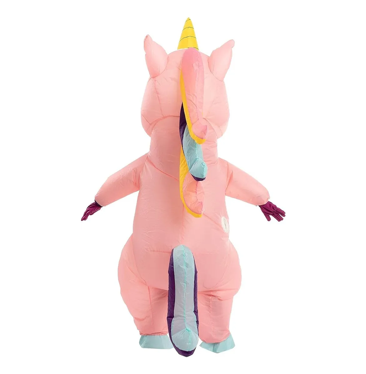 Foto 6 pulgar | Disfraz Inflable  Lab.g De Unicornio T-rex De Fiesta Rosa