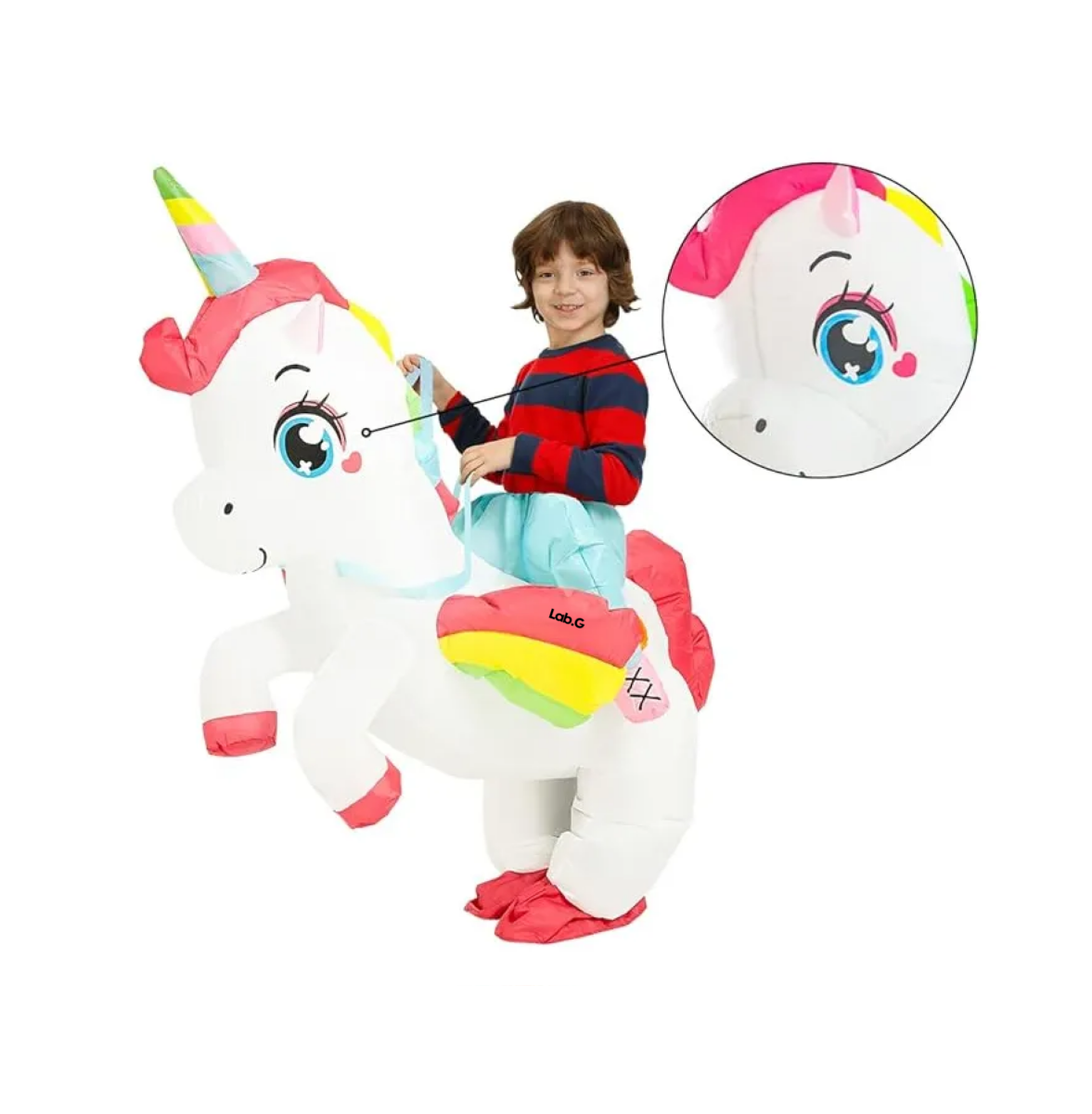Foto 5 pulgar | Inflable Lab.G de Unicornio