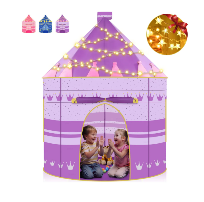 Foto 1 | Zelany Tienda Juguete Juego Casa Niñas Plegable Portátil Luz