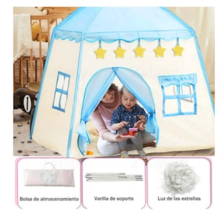 Foto 4 | Tienda Niños Carpa Castillo Con 5m Luces De Estrella
