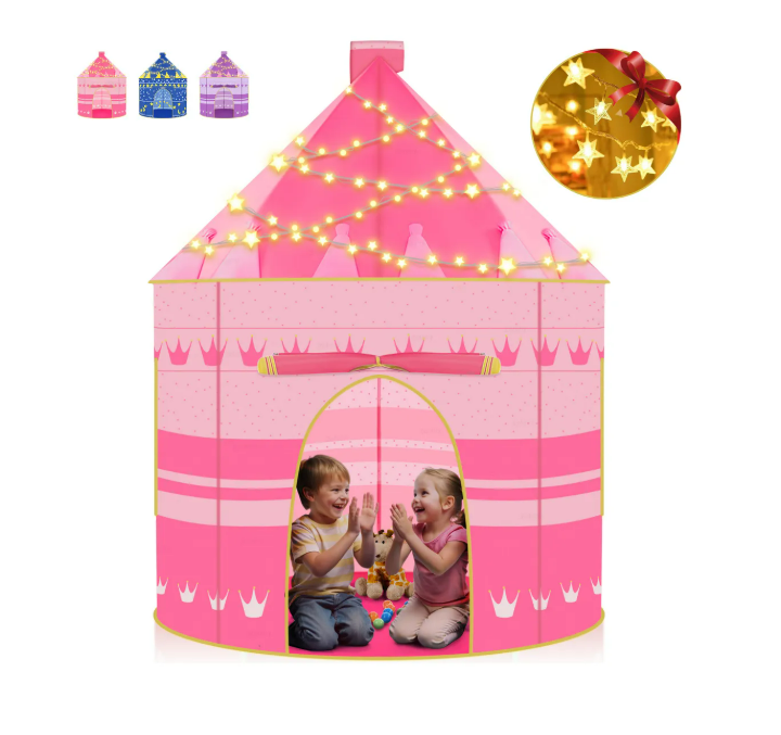 Foto 1 | Zelany Tienda Juguete Juego Casa Niñas Plegable Portátil Luz