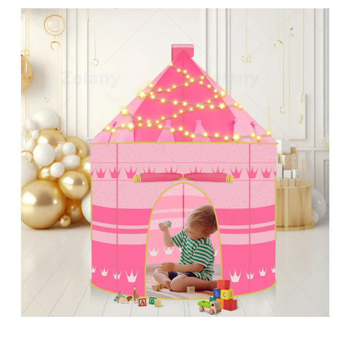 Foto 4 pulgar | Zelany Tienda Juguete Juego Casa Niñas Plegable Portátil Luz