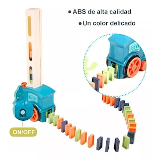 Foto 4 | Juego de Tren Dominó Vehículos para Niños 180 Piezas