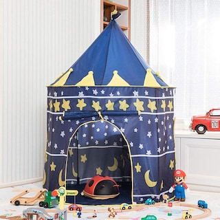 Foto 3 | Carpa Infantil de Juego con Ventanas de Malla Transpirables y Puerta Plegable para Niños
