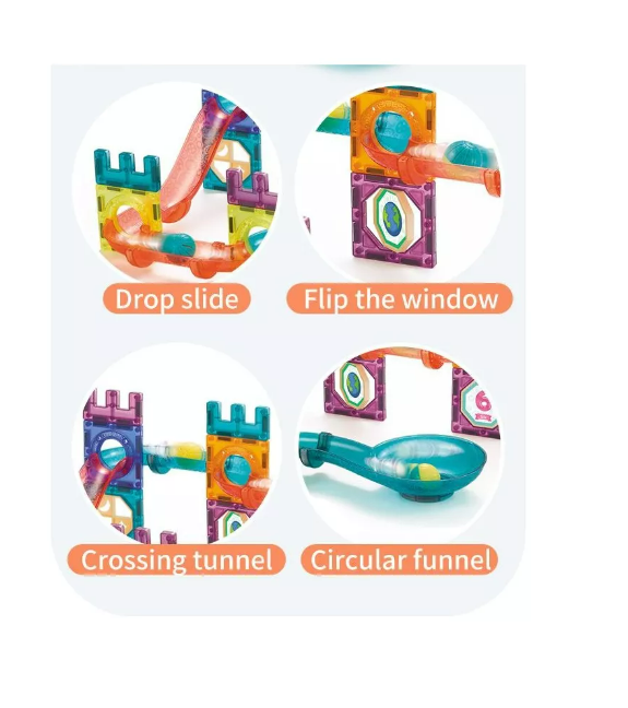 Foto 3 pulgar | Bloques De Magnéticos Juguete Construcción Para Niños 56pcs Wünd