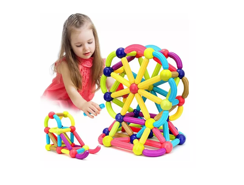 Bloques De Construcción Magnéticos Juguetes 42pcs 3d Niños Color: Multiples