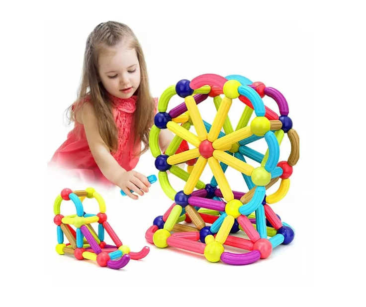 Bloques De Construcción Magnéticos Juguetes 42pcs 3d Niños Color: Multiples Wünd