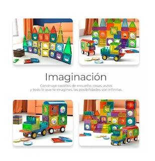 Foto 2 | Bloques Magnéticos Raganet Infantil e 149 Piezas