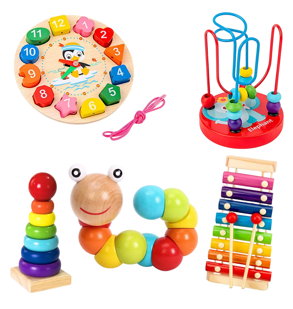 Paquete Didáctico Infantil Estimulación Temprana Juguete Colores