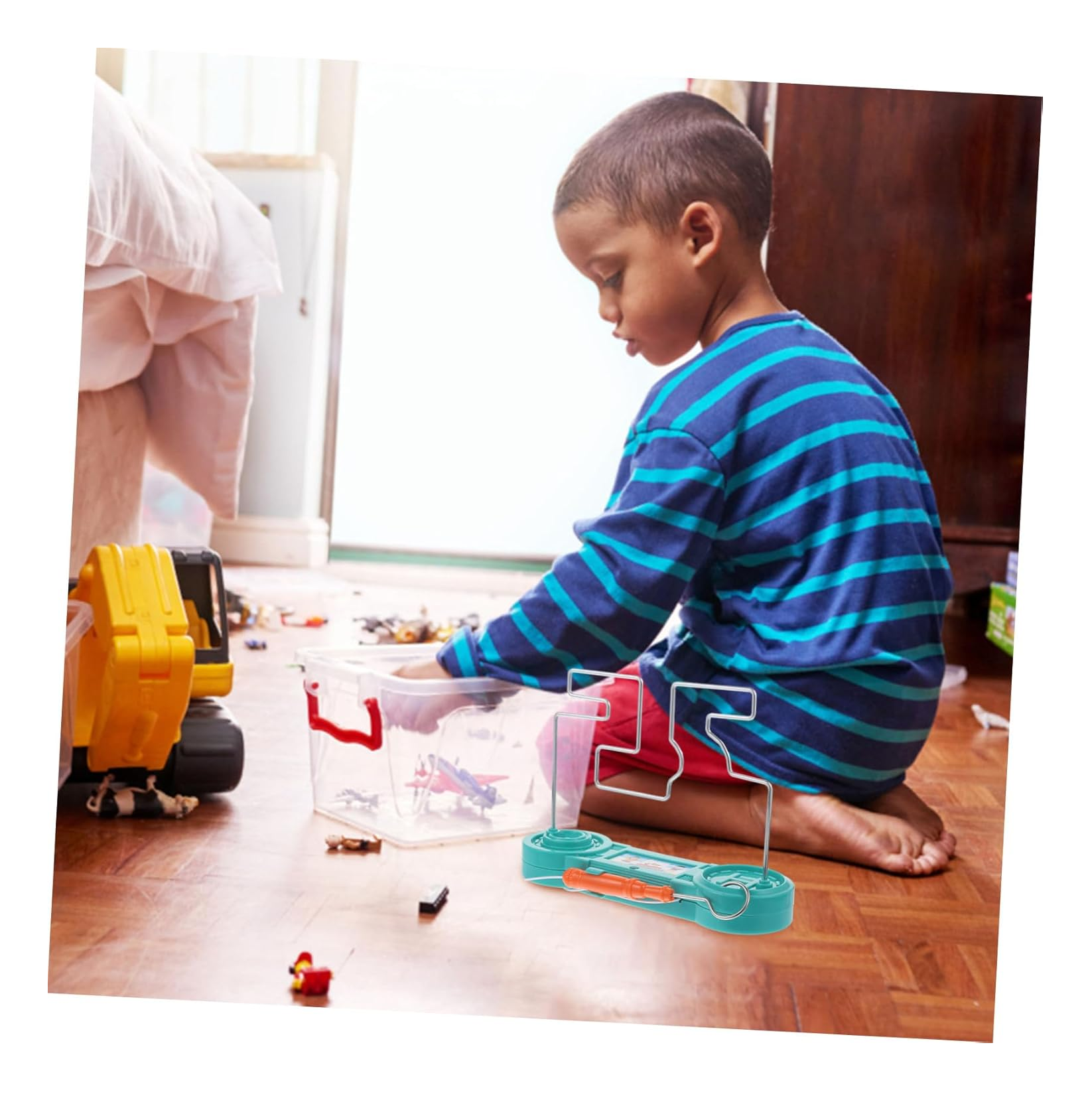 Foto 6 pulgar | Juego Laberinto Táctil Eléctrico 3 en 1 Juguete Educativo Verde para Niño