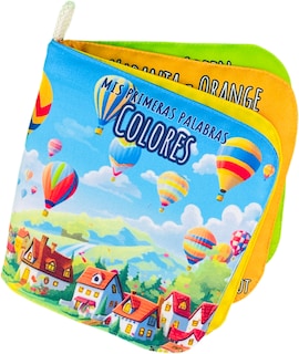 Foto 1 | Libro De Tela Para Bebés Luulu-mis Primeras Palabras-colores-juguete Educativo Para Recién Nacidos.