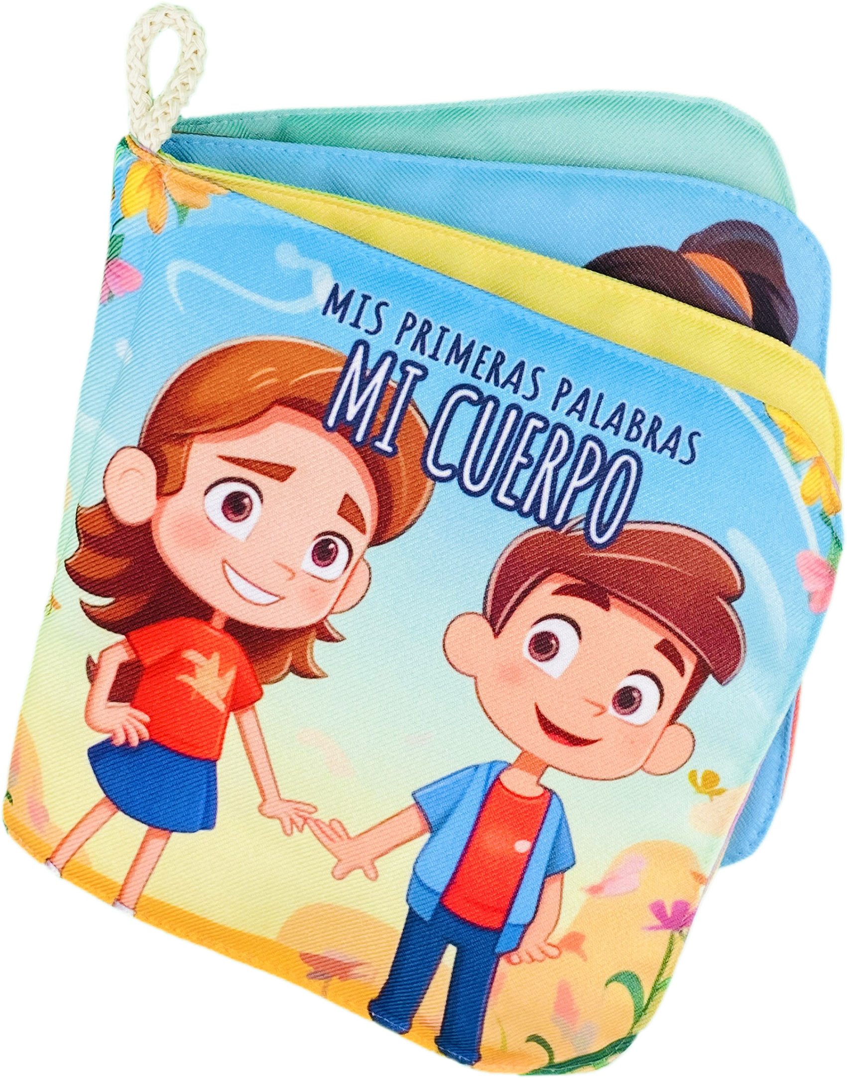Libro De Tela Para Bebés Luulu-mis Primeras Palabras-cuerpo -juguete Educativo Para Recién Nacidos.