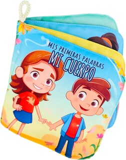 Foto 1 | Libro De Tela Para Bebés Luulu-mis Primeras Palabras-cuerpo -juguete Educativo Para Recién Nacidos.