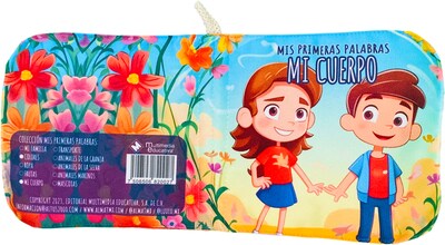 Foto 6 | Libro De Tela Para Bebés Luulu-mis Primeras Palabras-cuerpo -juguete Educativo Para Recién Nacidos.