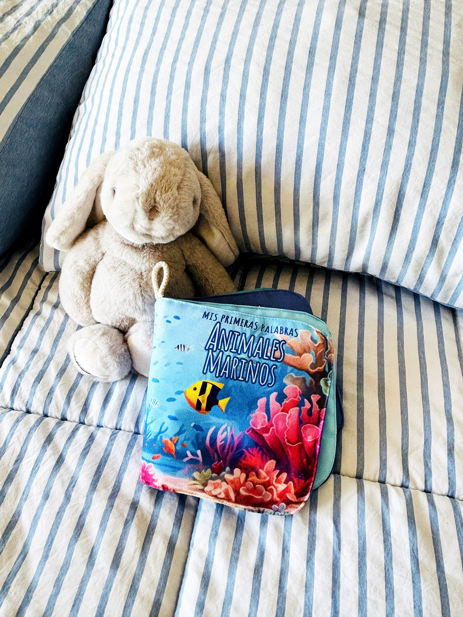 Foto 2 | Libro De Tela Para Bebés Luulu-mis Primeras Palabras-mar-juguete Educativo Para Recién Nacidos.