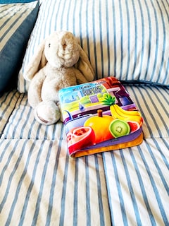 Foto 2 | Libro De Tela Para Bebés Luulu- Mis Primeras Palabras-frutas -juguete Educativo Para Recién Nacidos