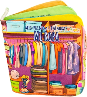 Foto 1 | Libro De Tela Para Bebés Luulu- Mis Primeras Palabras-ropa-juguete Educativo Para Recién Nacidos.