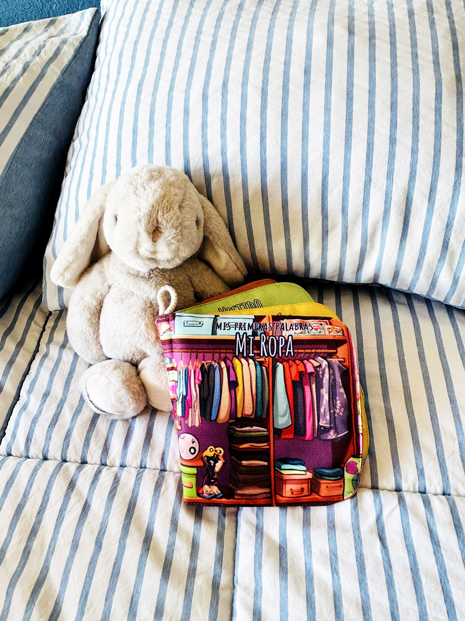 Foto 2 | Libro De Tela Para Bebés Luulu- Mis Primeras Palabras-ropa-juguete Educativo Para Recién Nacidos.