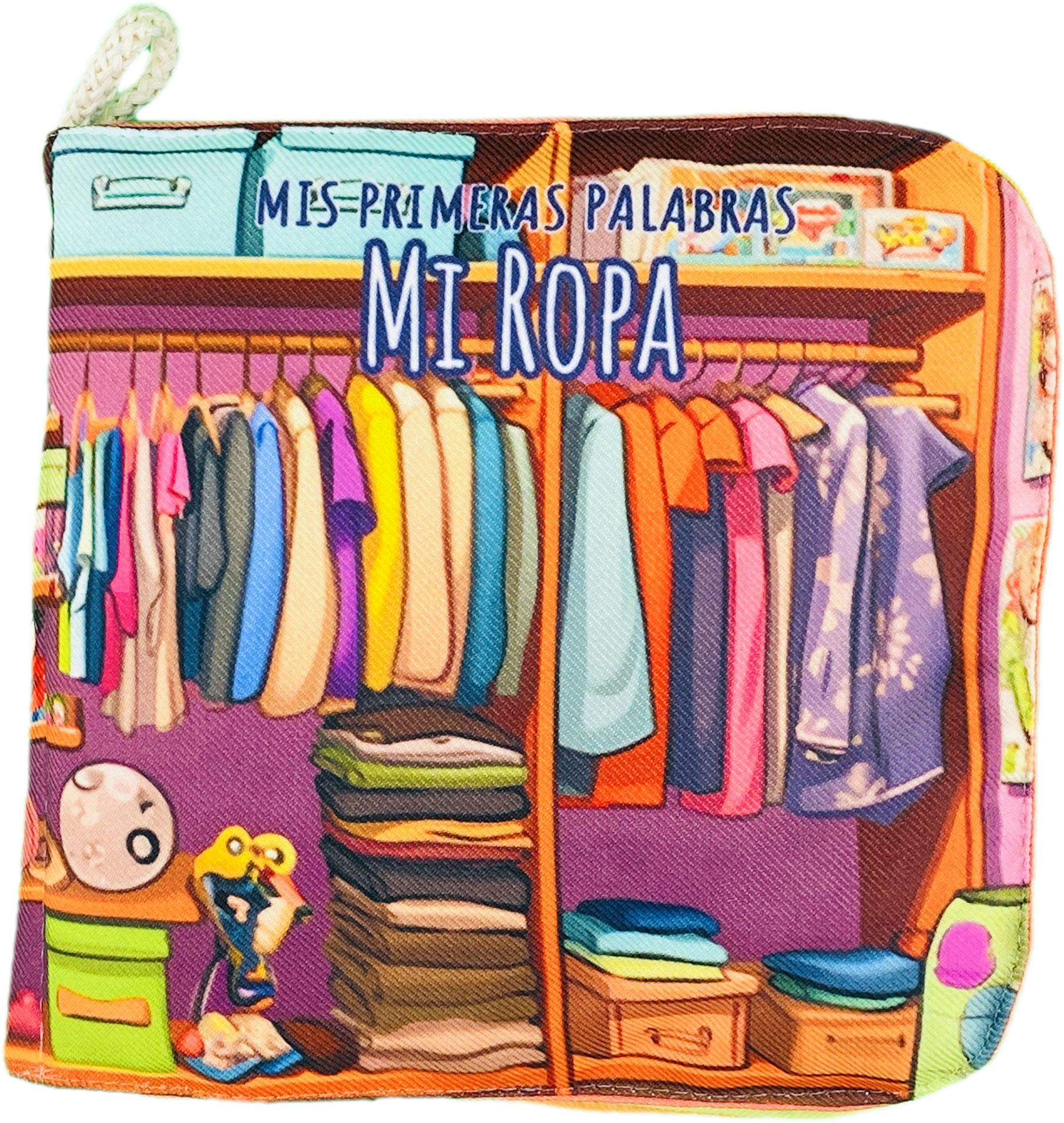 Foto 5 | Libro De Tela Para Bebés Luulu- Mis Primeras Palabras-ropa-juguete Educativo Para Recién Nacidos.