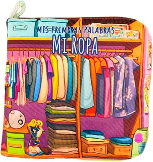 Foto 5 | Libro De Tela Para Bebés Luulu- Mis Primeras Palabras-ropa-juguete Educativo Para Recién Nacidos.