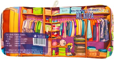 Foto 6 | Libro De Tela Para Bebés Luulu- Mis Primeras Palabras-ropa-juguete Educativo Para Recién Nacidos.