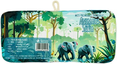 Foto 6 | Libro De Tela Para Bebés Luulu- Mis Primeras Palabras-selva- Juguete Educativo Para Recién Nacidos.
