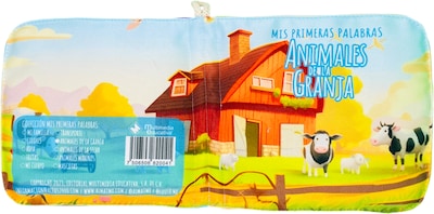 Foto 6 | Libro De Tela Para Bebés Luulu -mis Primeras Palabras-granja -juguete Educativo Para Recién Nacidos.