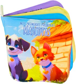 Foto 1 | Libro De Tela Para Bebés Luulu- Mis Primeras Palabras-mascotas -juguete Educativo Para Recién Nacidos.