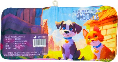 Foto 6 | Libro De Tela Para Bebés Luulu- Mis Primeras Palabras-mascotas -juguete Educativo Para Recién Nacidos.