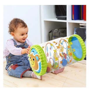 Foto 5 | Rodillo Cilindro Inflable Para Bebé Lab.g Estimulación Gateo Oso, Verde