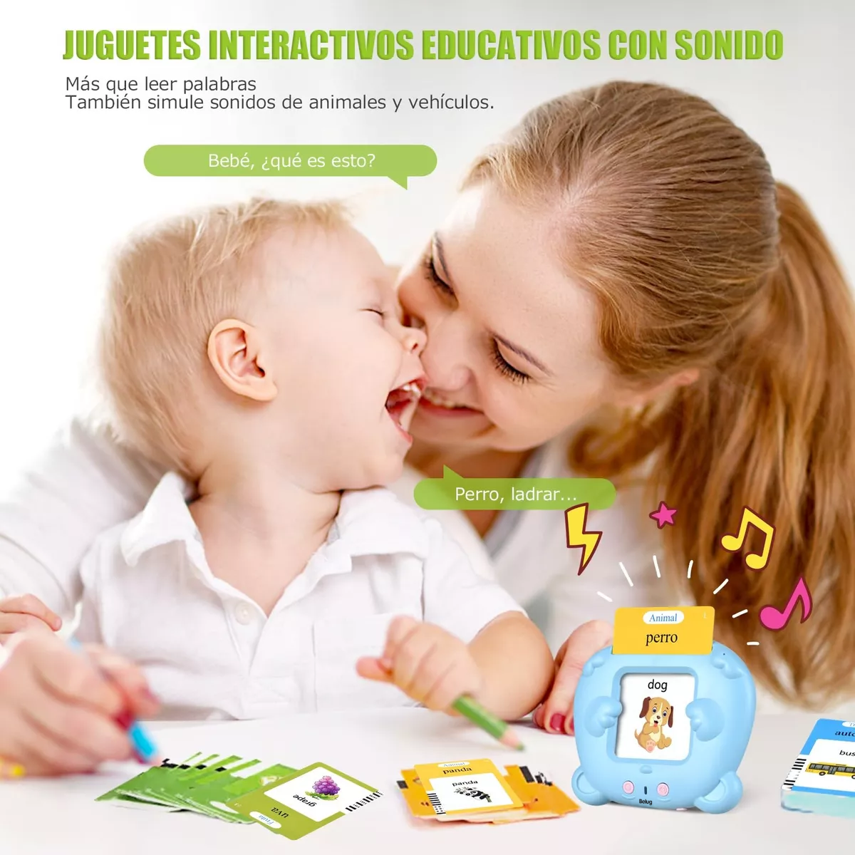 Foto 5 pulgar | Juguete Didáctico De Aprendizaje Inglés/español 510 Palabras Belug Multicolor
