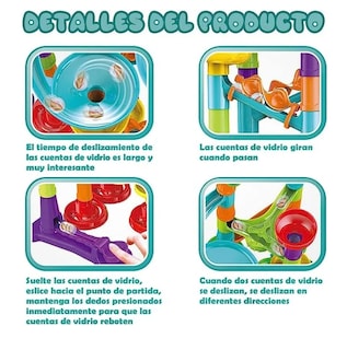 Foto 3 | Juguete Canicas Juego Laberinto Carreras Niños Infantil