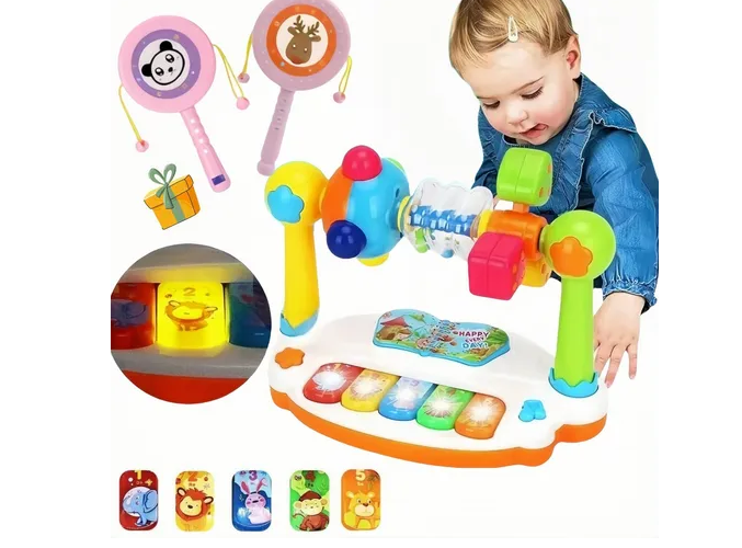 Foto 2 pulgar | Xtellar Infantil: Instrumento Musical Educativo Y Didáctico Con Piano Interactivo