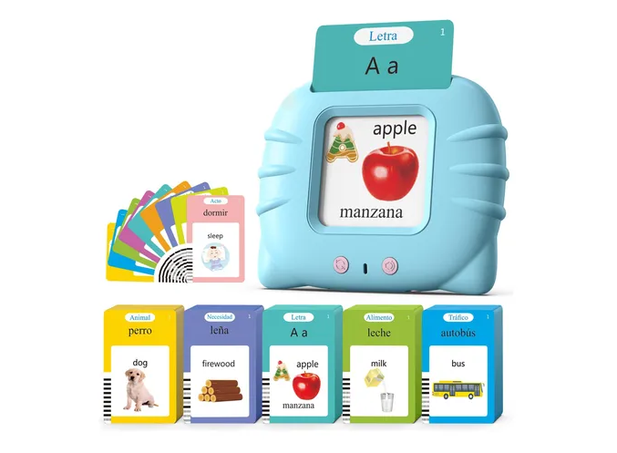 Foto 2 pulgar | Xtellar Juguete Educativo Multilingüe: Paquete De Tarjetas De Lectura Didácticas Con 510 Palabras