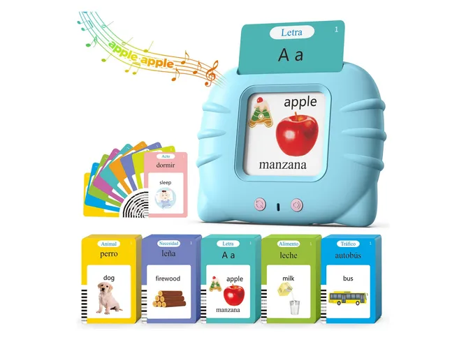 Foto 3 pulgar | Xtellar Juguete Educativo Multilingüe: Paquete De Tarjetas De Lectura Didácticas Con 510 Palabras