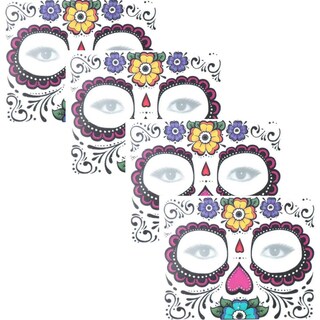 Foto 1 | Calcomanias De Tatuajes Temporal Smilefun Mxtdc-004 4 Piezas Morado Y Lila