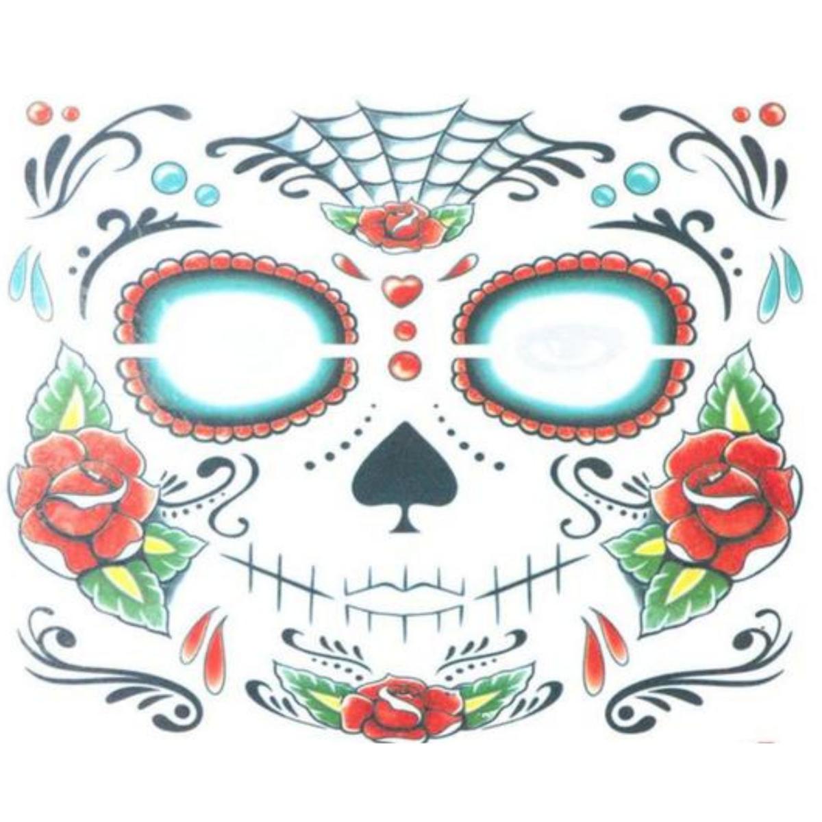 Foto 1 | Tatuajes Temporales Smilefun de Calavera