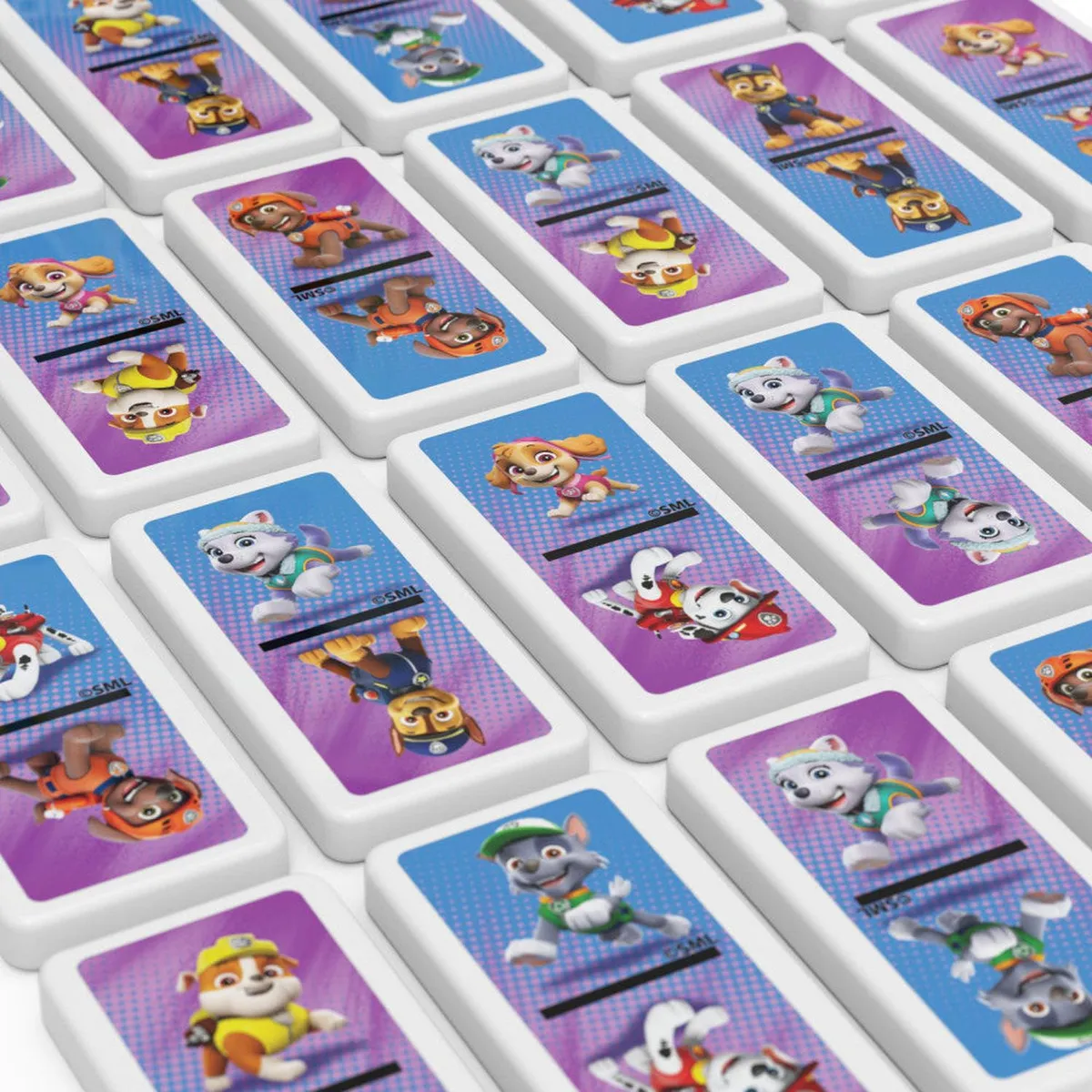 Foto 4 pulgar | Juego De Mesa Domino Belug De 6 Paw Patrol Colores