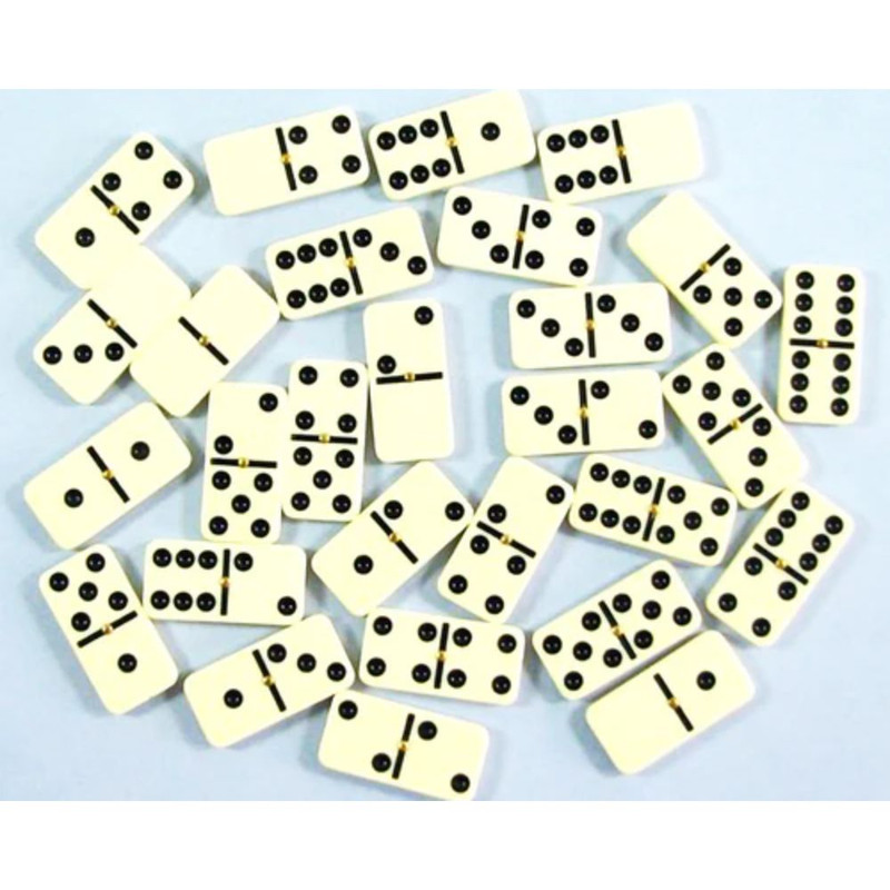 Foto 3 pulgar | Domino Básico Plástico | Juego Tradicional Para Niños Y Adultos +5 Años