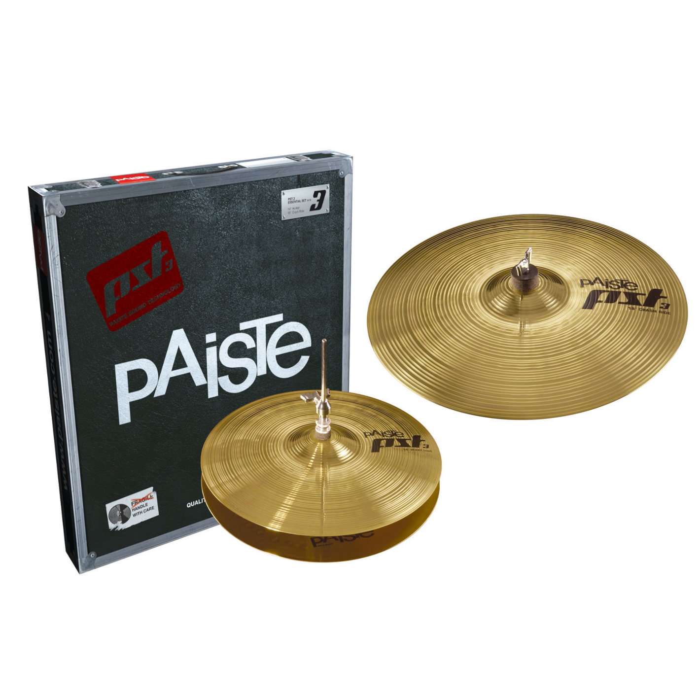 Set Platillos Paiste 063es14 Pst3 Hi Hat 14 Crash 18